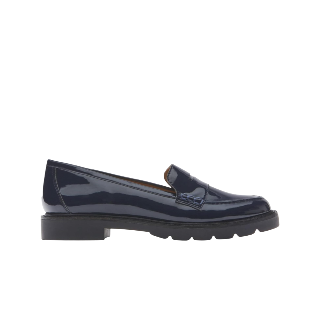 (W) 락포트 케이시 페니 로퍼 다크 네이비 - M 미디움((W) Rockport Kacey Penny Loafer Dark Navy - M Medium) - 1