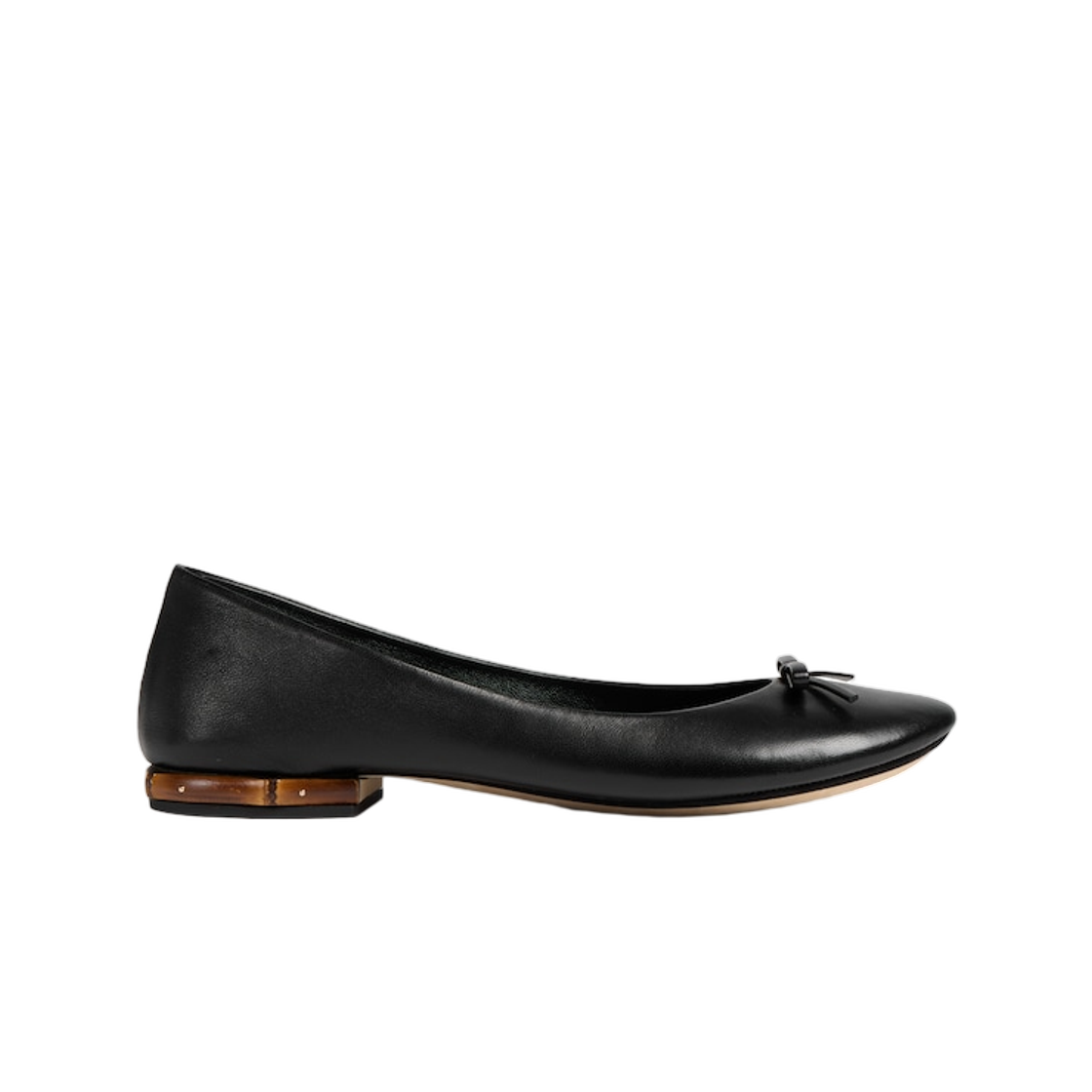 A0065Z-AAHBR-1000 (W) Gucci Bamboo Ballerina Black