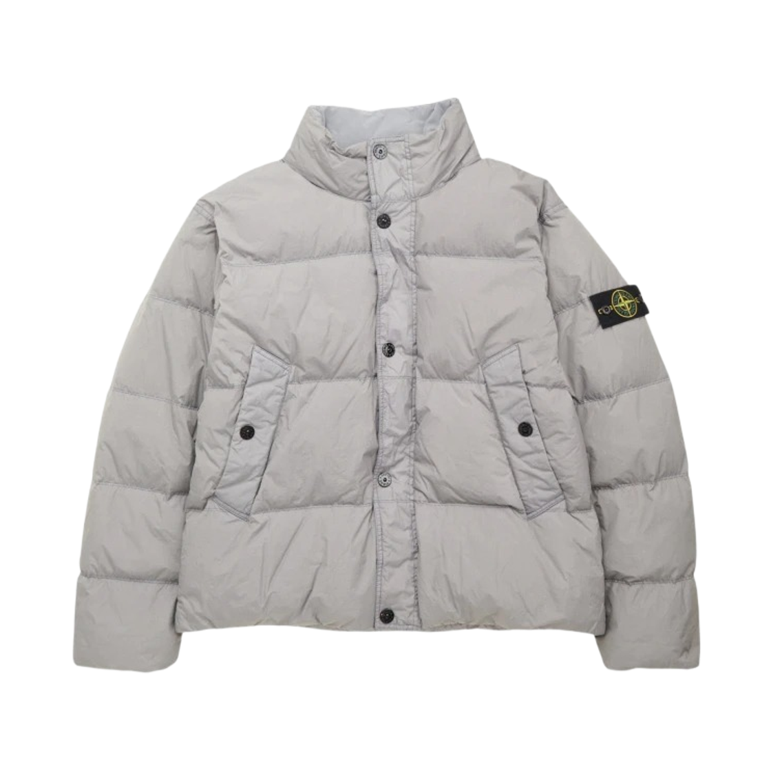 L2S1541001-09S0A23-V0060 Stone Island 4100109 Crinkle Reps Ny Wind Resistant Anti Drop Down Jacket Grey - 26FW