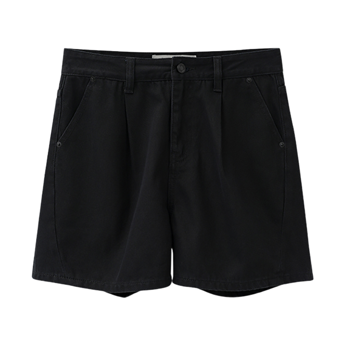 어반드레스 블룸 원턱 쇼츠 블랙(Avandress Bloom One Tuck Shorts Black) - 1