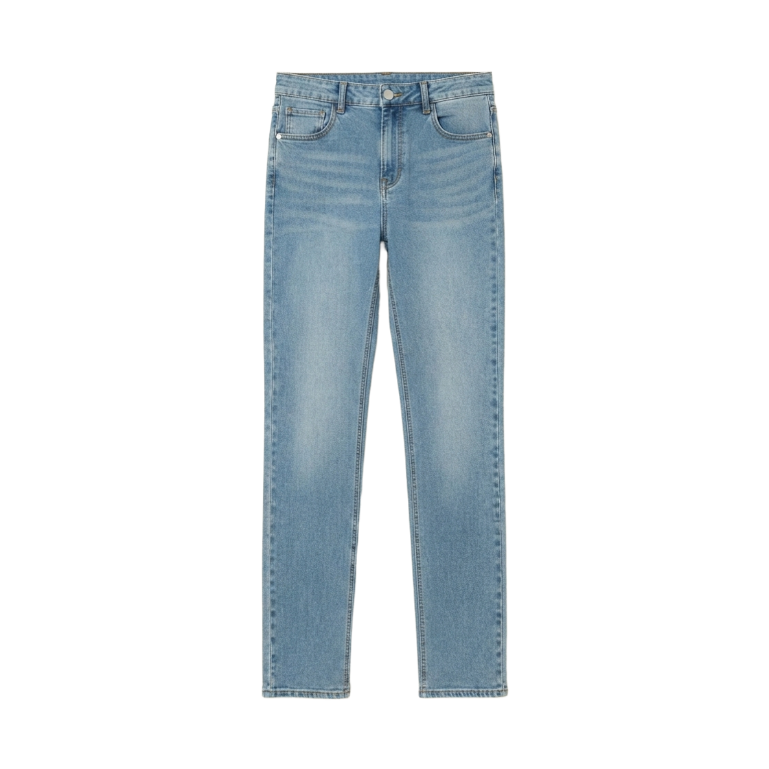 GC926667-연청 GCLIP Spandex Washed Straight Denim Pants Light Blue
