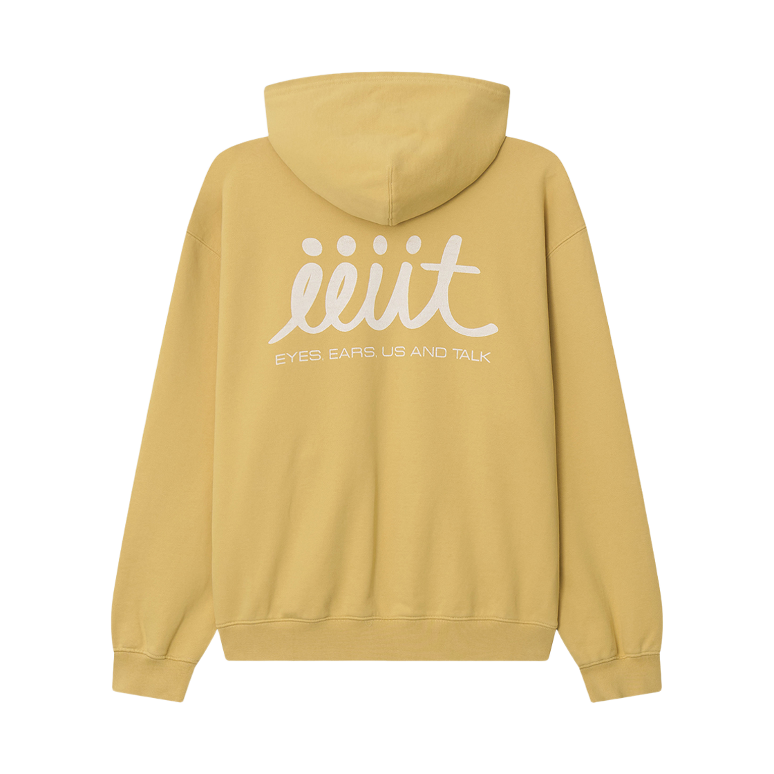 이우트 베이직 워시드 스웻 집업 옐로우(EEUT Basic Washed Sweat Zip-Up Yellow) - 2