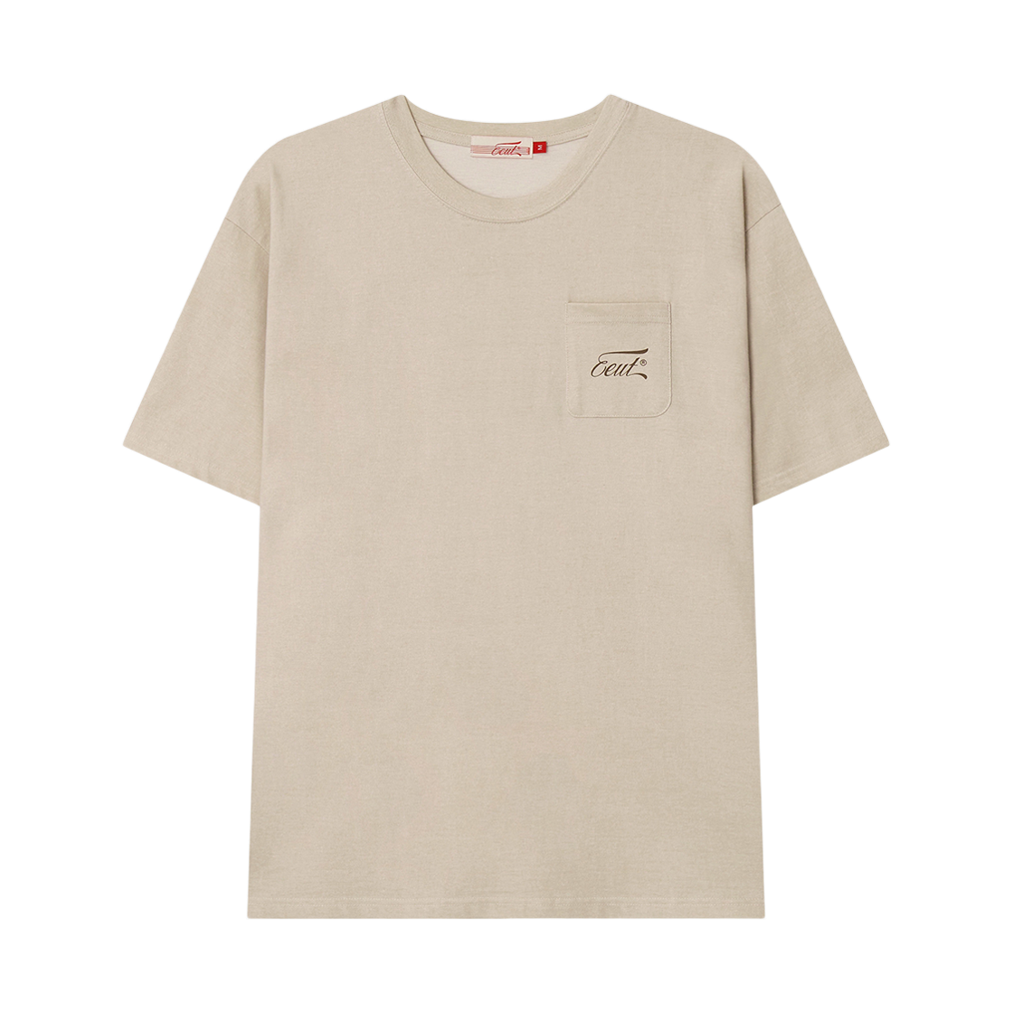 EEA1TS06LE EEUT LP Pocket T-Shirt Light Beige
