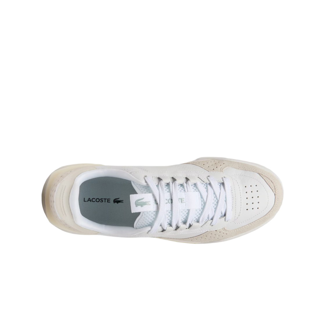 라코스테 슬램 브레이크 레더 스니커즈 화이트 오프 화이트(Lacoste Slam Break Leather Sneakers White Off White) - 2