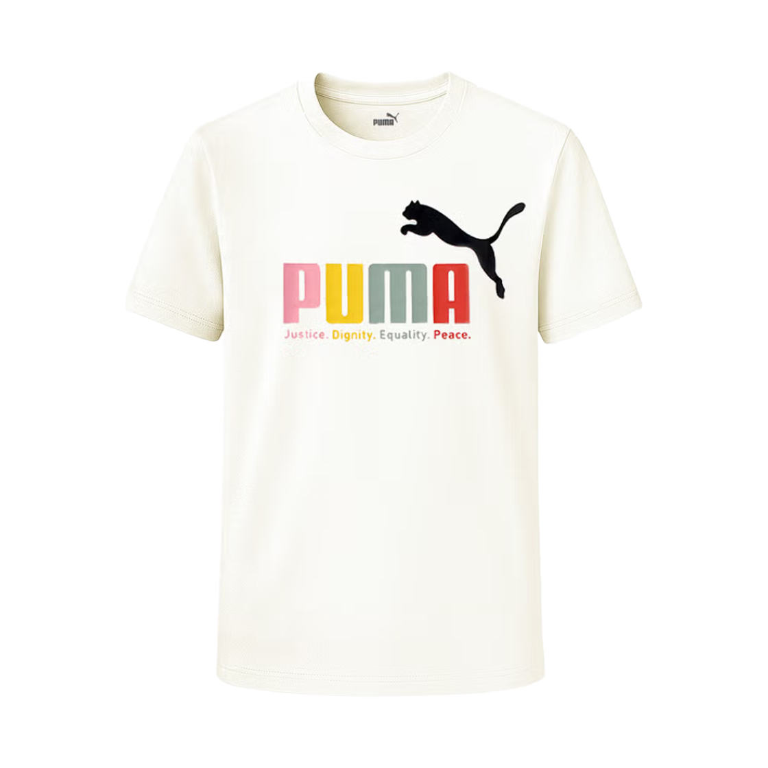 677170-65 Puma Essentials+ Multicolor T-Shirt Warm White