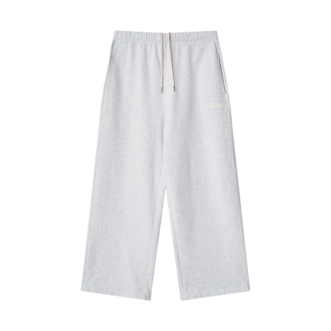 EEA1SW12MW EEUT Basic Washed Sweatpants Melange White