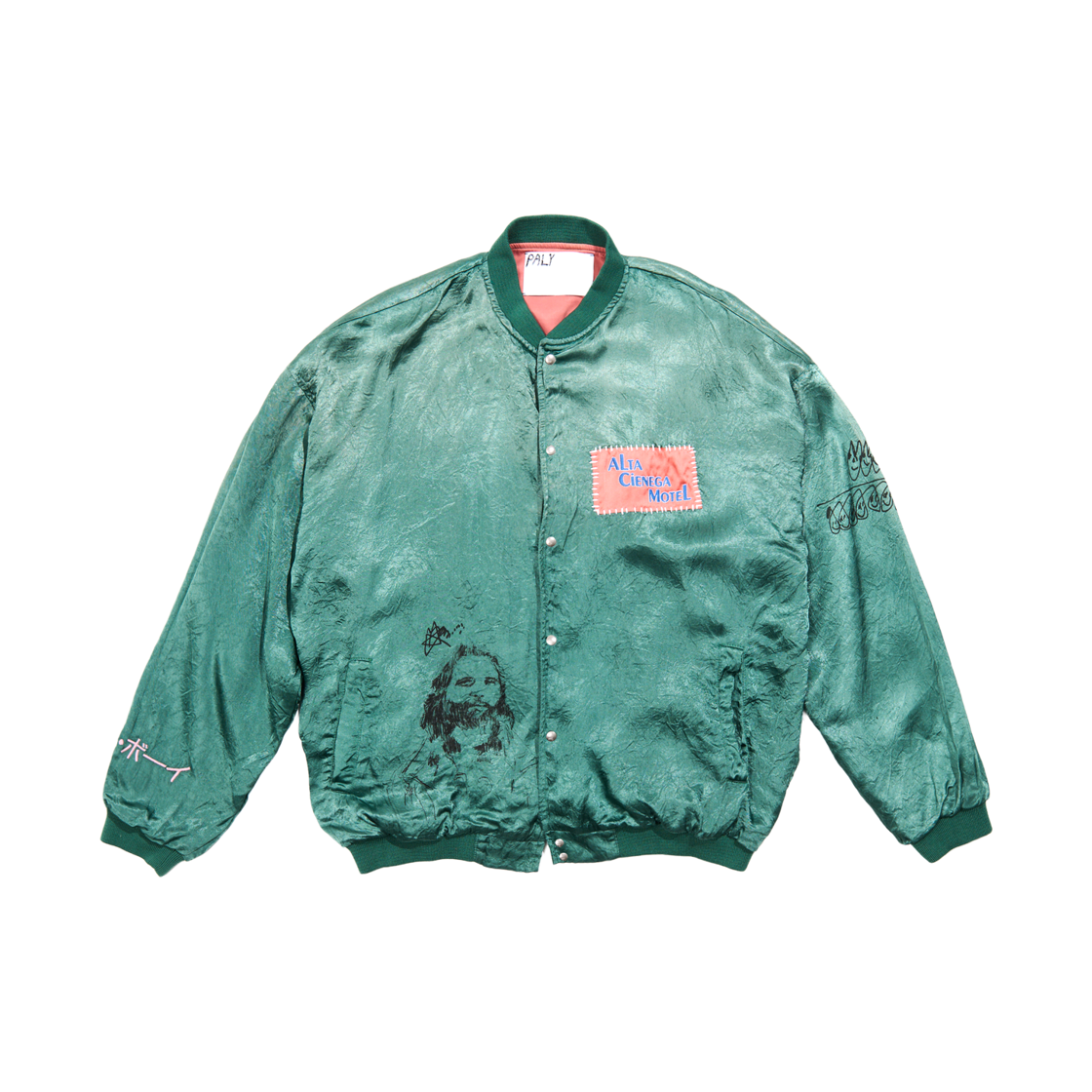팔리 할리우드 짐스 룸 새틴 자켓 민트(Paly Hollywood Jim's Room Satin Jacket Mint)