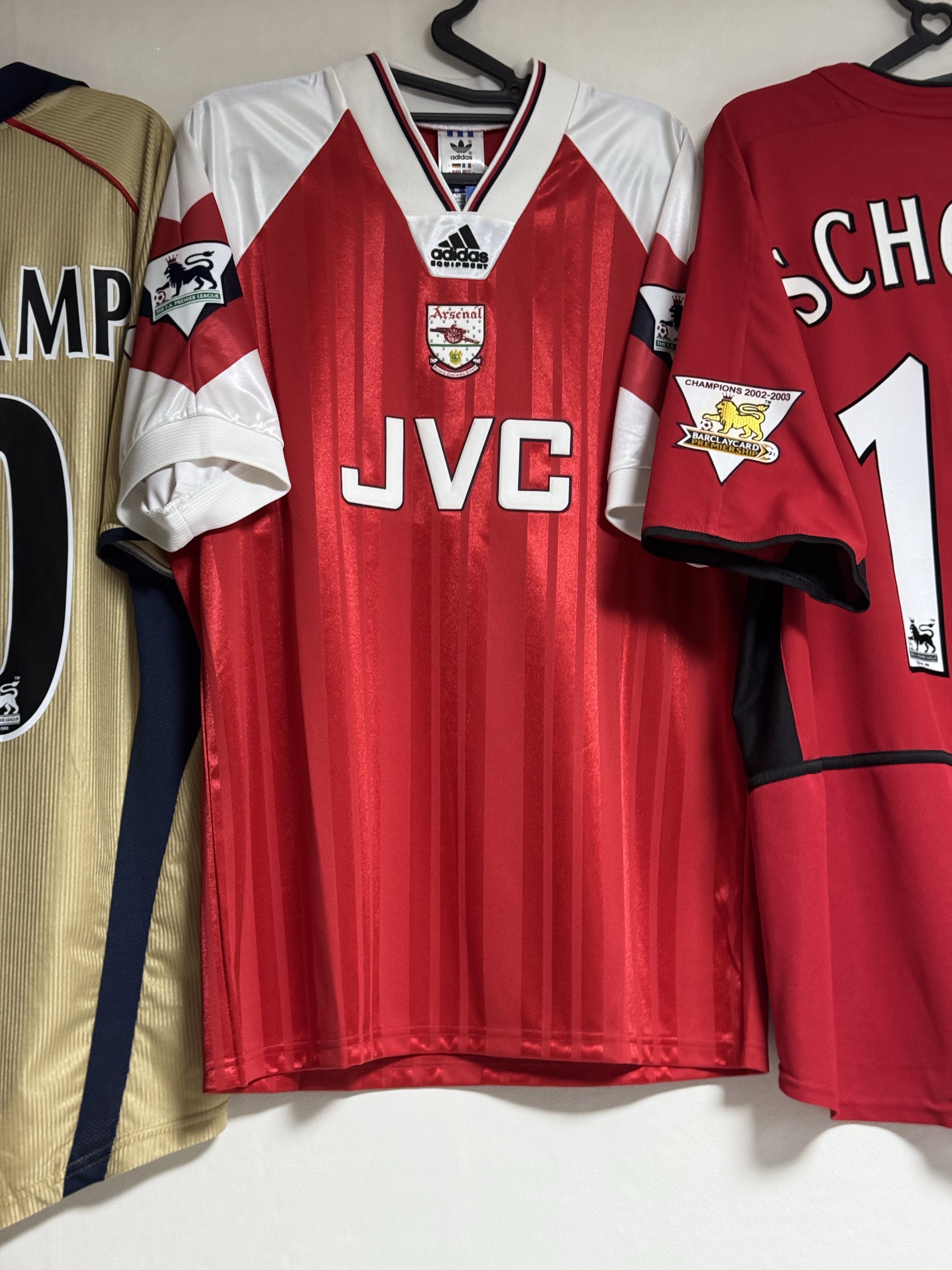 Adidas Arsenal 92-94 Home Jersey Team Collegiate Red - KR Sizing (Non Marking Ver.) 착용 스타일 - 1