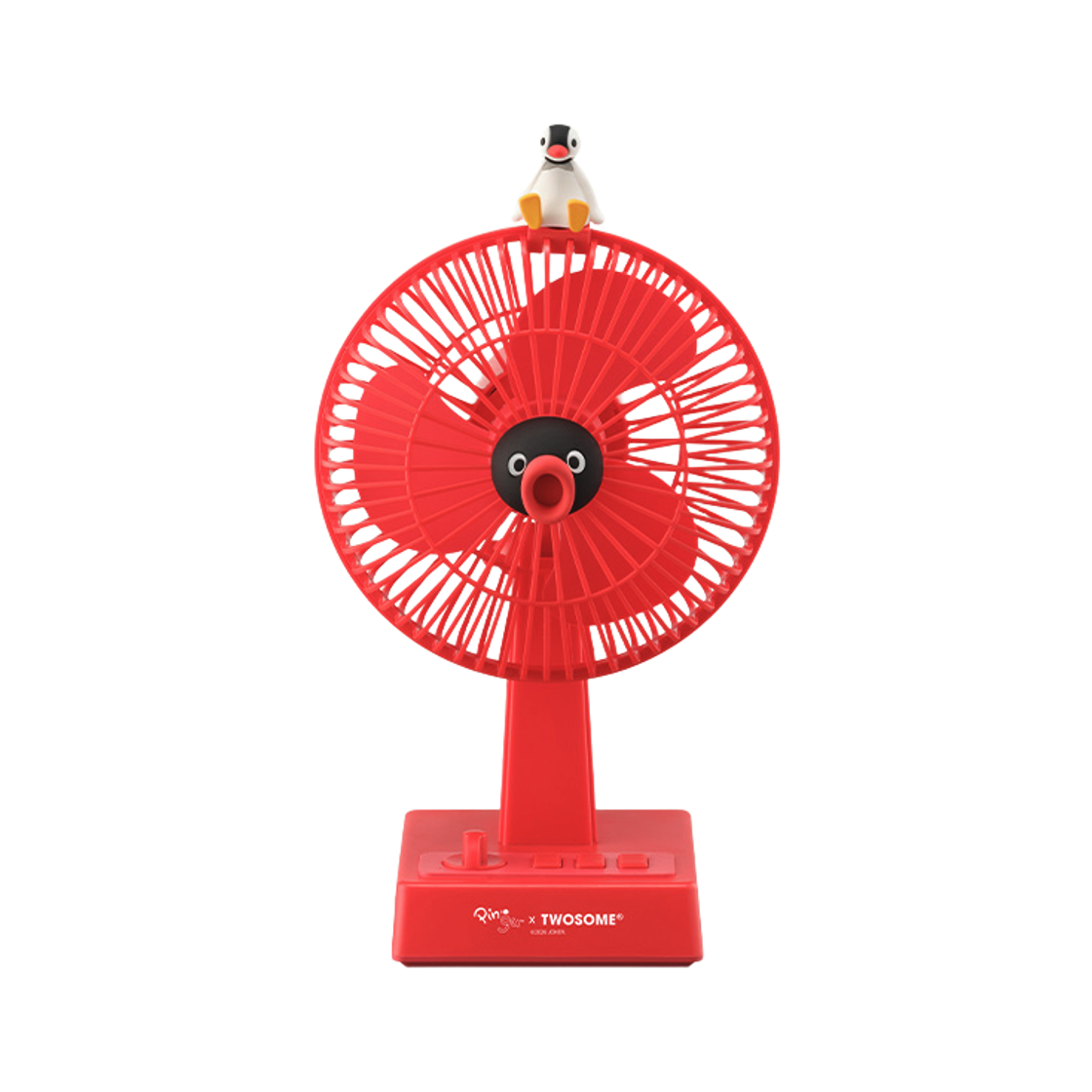 - A Twosome Place x Pingu Figure Fan Red (Korean Ver.)