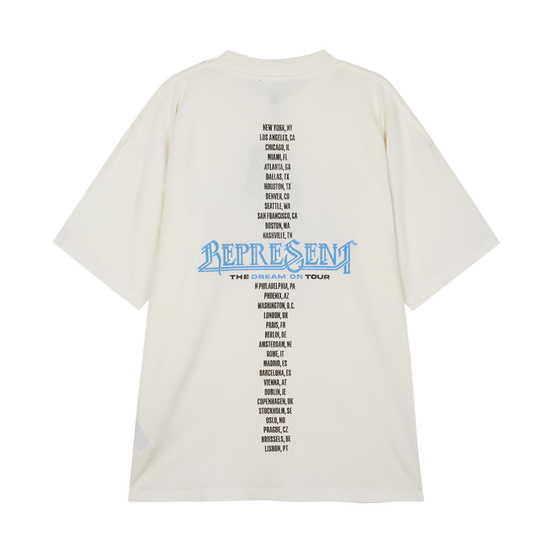 리프레젠트 골든 투어 티셔츠 플랫 화이트 - 26SS(Represent Golden Tour T-Shirt Flat White - 26SS) - 2