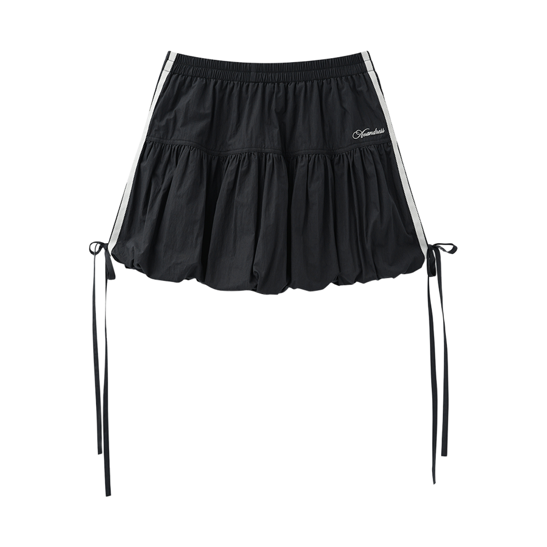 어반드레스 아일리 레이스 라인 벌룬 스커트 블랙(Avandress 아일리 레이스 라인 벌룬 스커트 Black) - 1