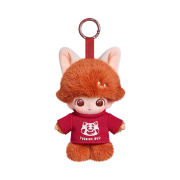 Pop Mart Dimoo World x Pixar Series Vinyl Plush Pendant Red Panda Mei (Opened Case)
