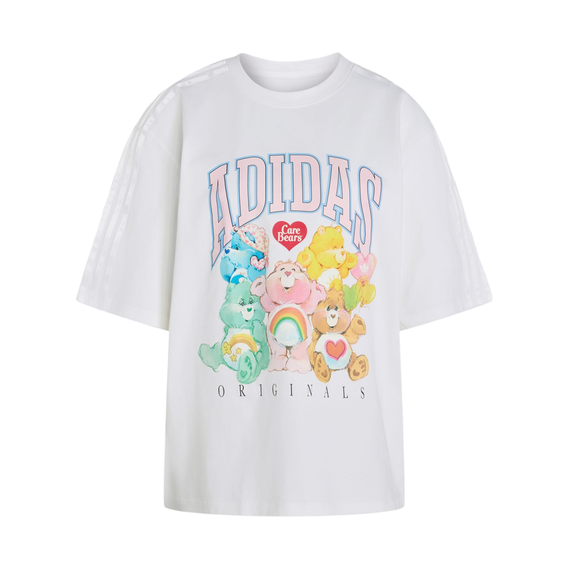 KR1480 (W) Adidas x Care Bears Oversized T-Shirt White - KR Sizing