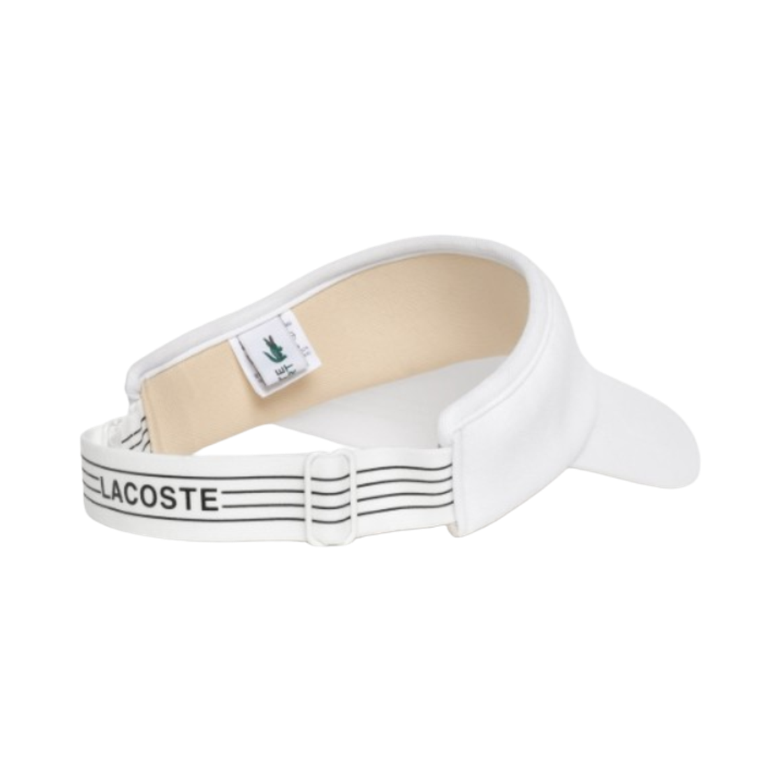 라코스테 베이직 크록 선바이저 오프 화이트(Lacoste Basic Croc Sunvisor Off White) - 2