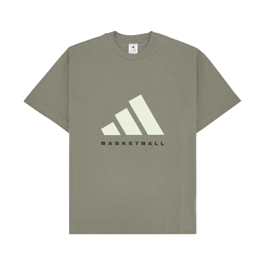 JD6127 Adidas Basketball T-Shirt Gender Neutral Putty Beige - KR Sizing