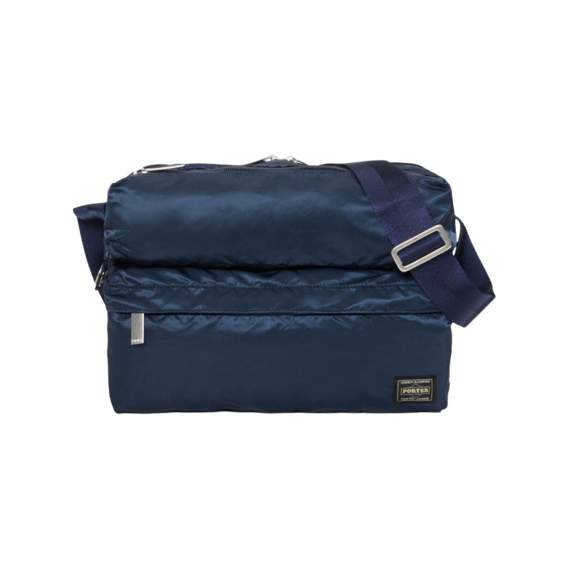 690-17848 Porter Frame Shoulder Bag S Navy