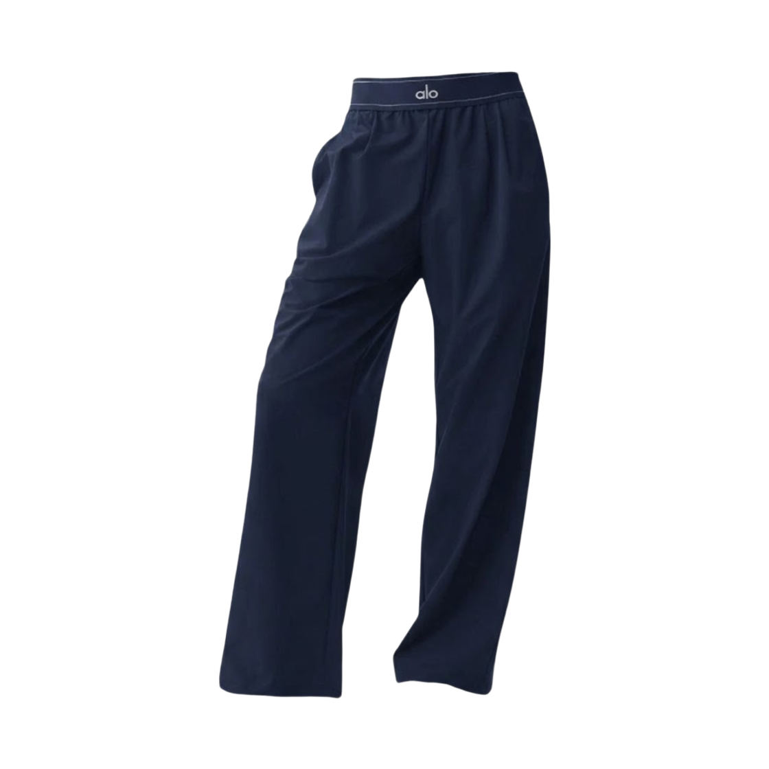 (W) 알로 요가 수트 업 트라우저 숏 네이비((W) Alo Yoga Suit Up Trousers Short Navy) - 1