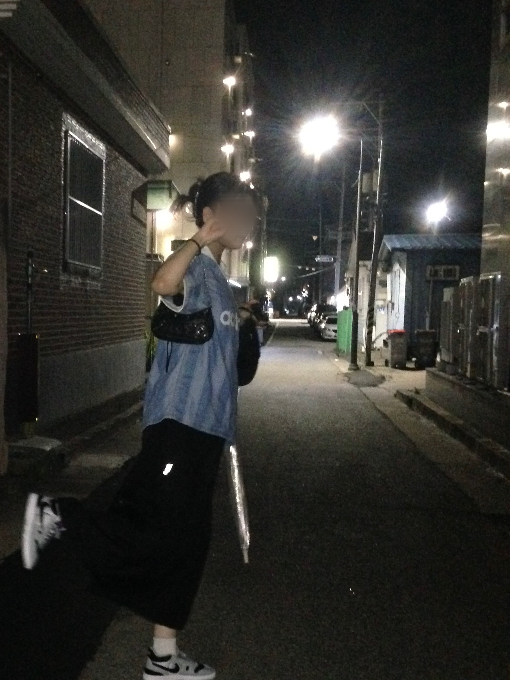 (W) Adidas Originals Denim Football Jersey Indigo Denim - KR Sizing, Nike x Travis Scott Mac Attack SP Light Smoke Grey 착용 스타일 - 2