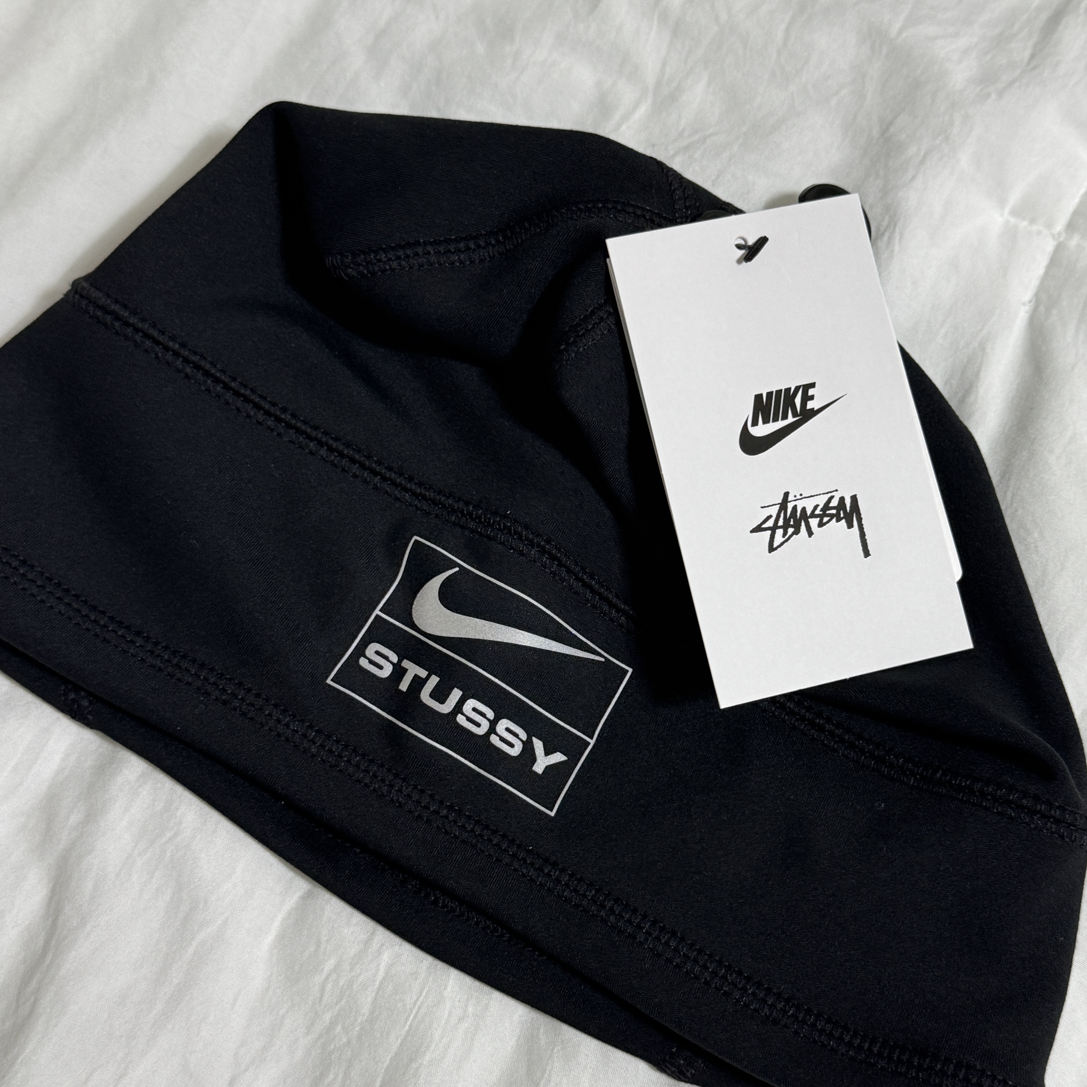 Nike x Stussy Skull Cap Black 착용 스타일 - 2