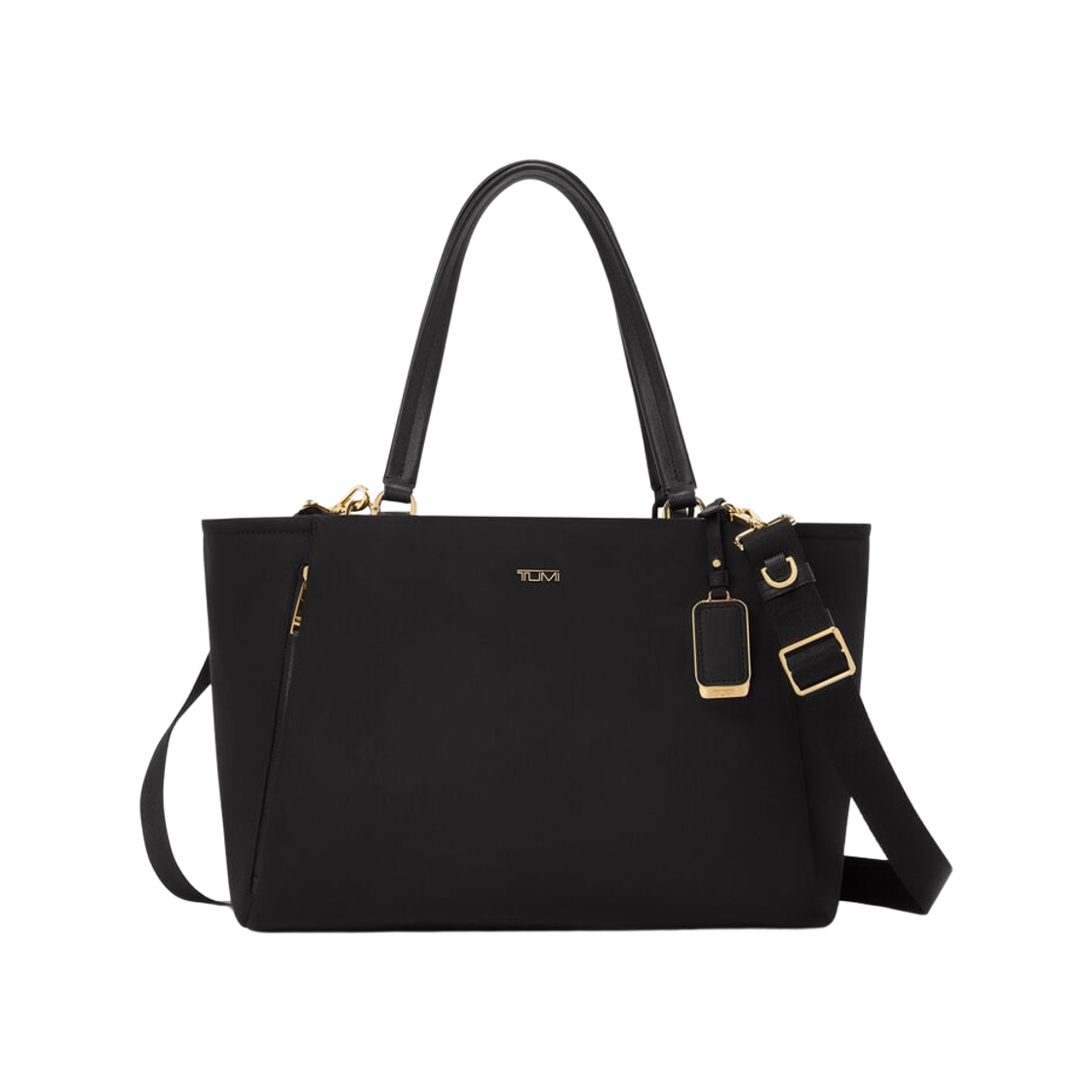 0196722DGLD Tumi Voyageur Valetta Medium Tote Bag Black Gold