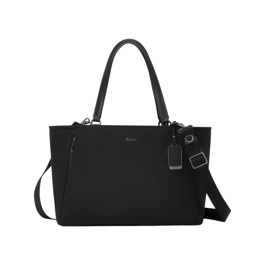 0196722DGM Tumi Voyageur Valetta Medium Tote Bag Black Gunmetal