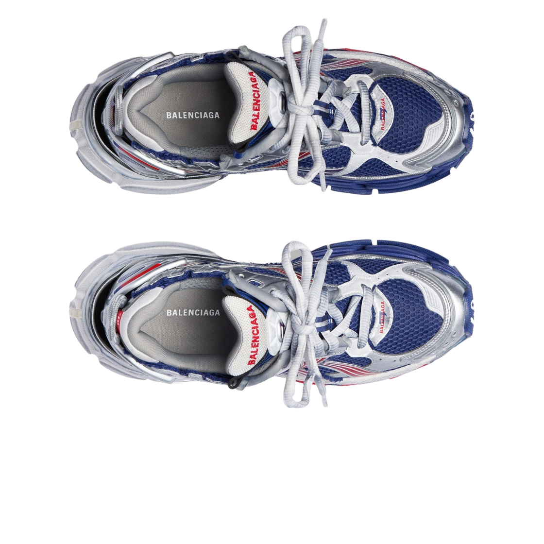 발렌시아가 러너 그래디언트 스니커즈 네이비 레드(Balenciaga Runner Gradient Sneakers Navy Red) - 2