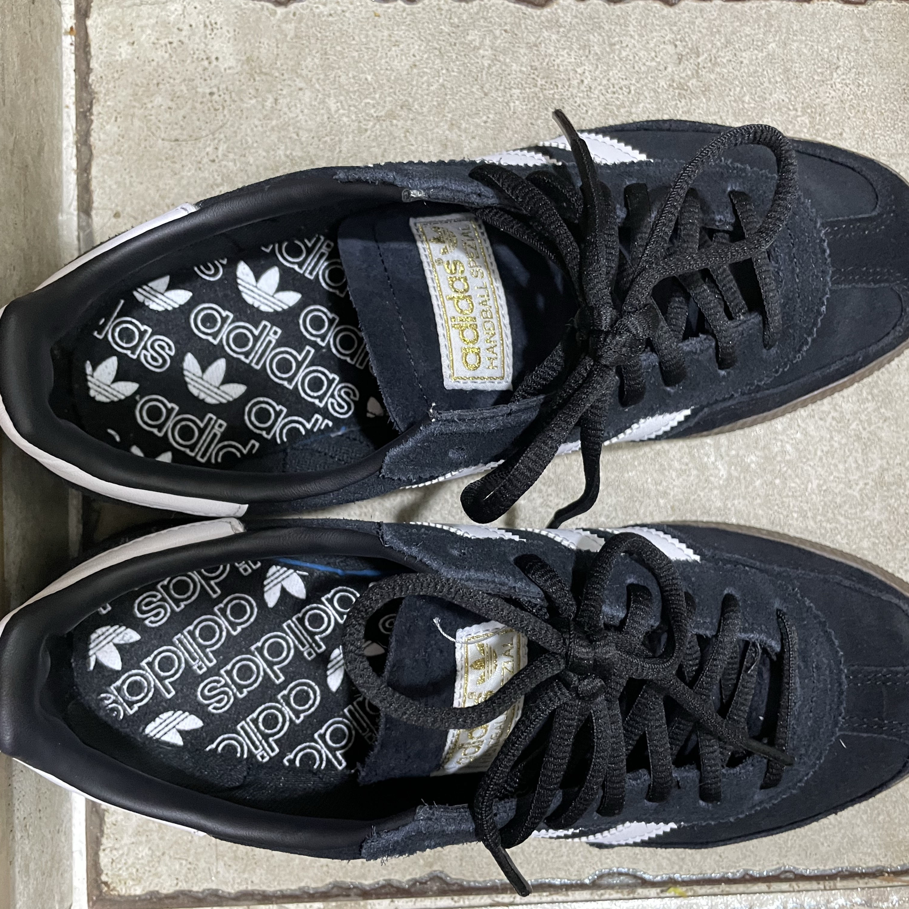 Adidas Spezial Handball Core Black 착용 스타일