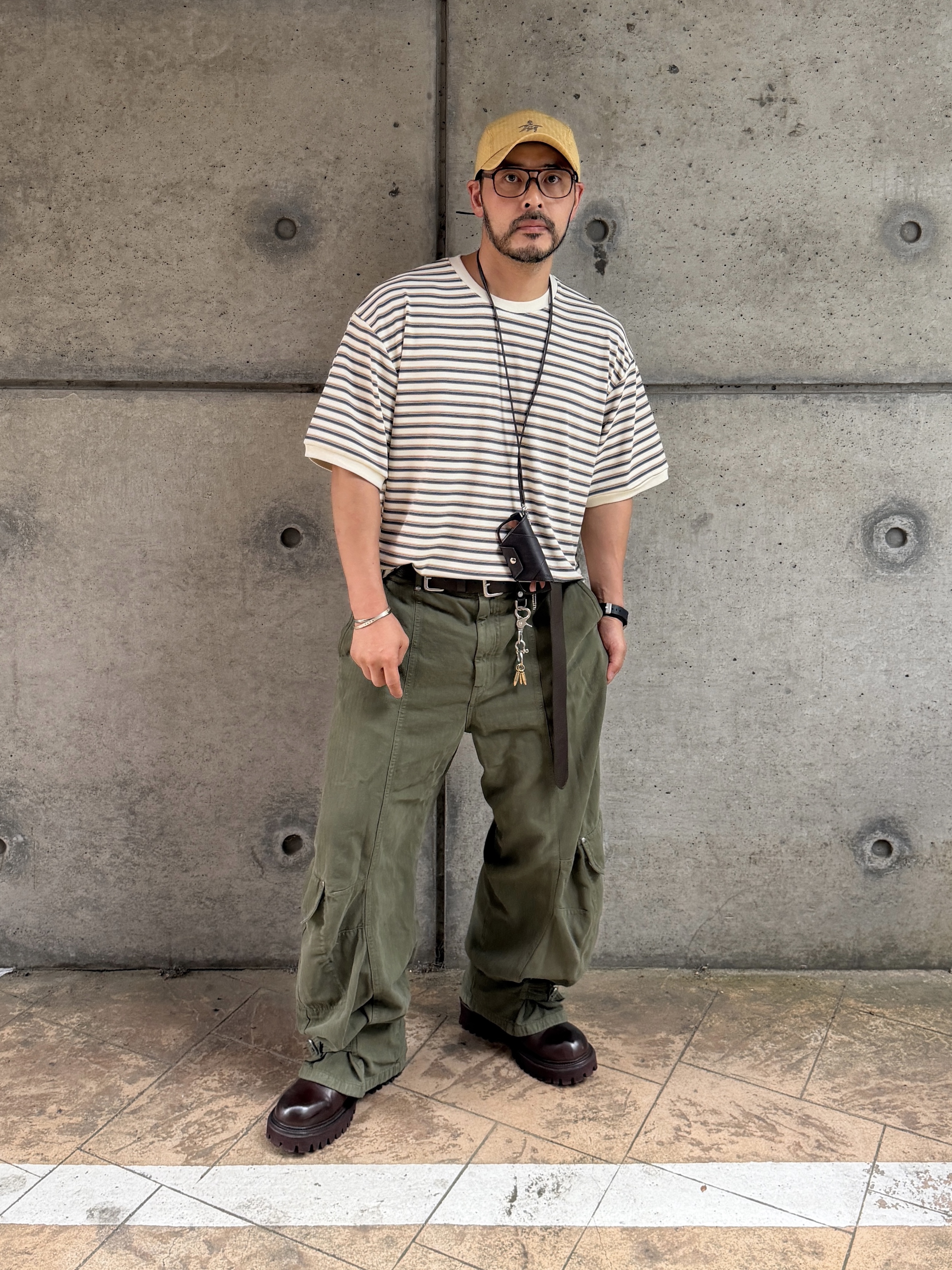 Yase x Hongddogi Western Hiking Shoes Brown 착용 스타일 - 1