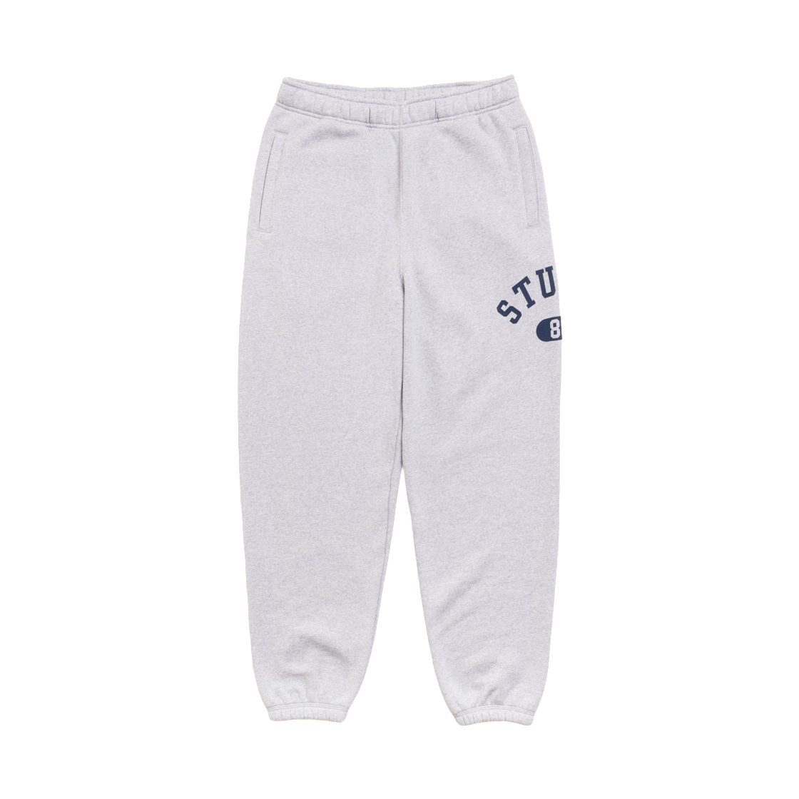 116811 Stussy Varsity Fleece Pants Grey Heather