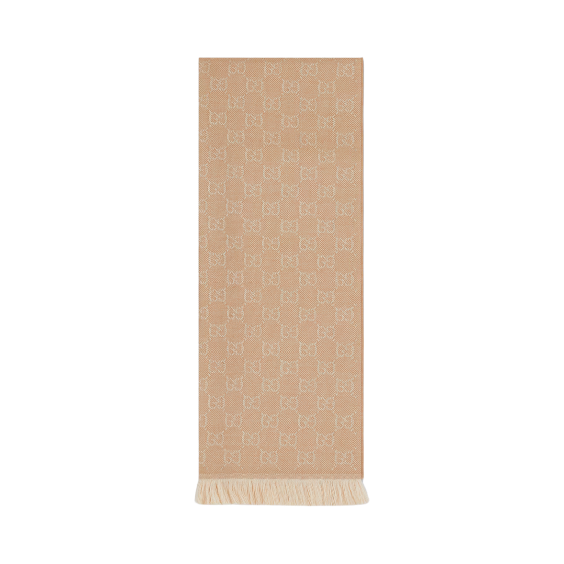 848507-3G200-9878 (W) Gucci GG Wool Muffler Beige Ivory
