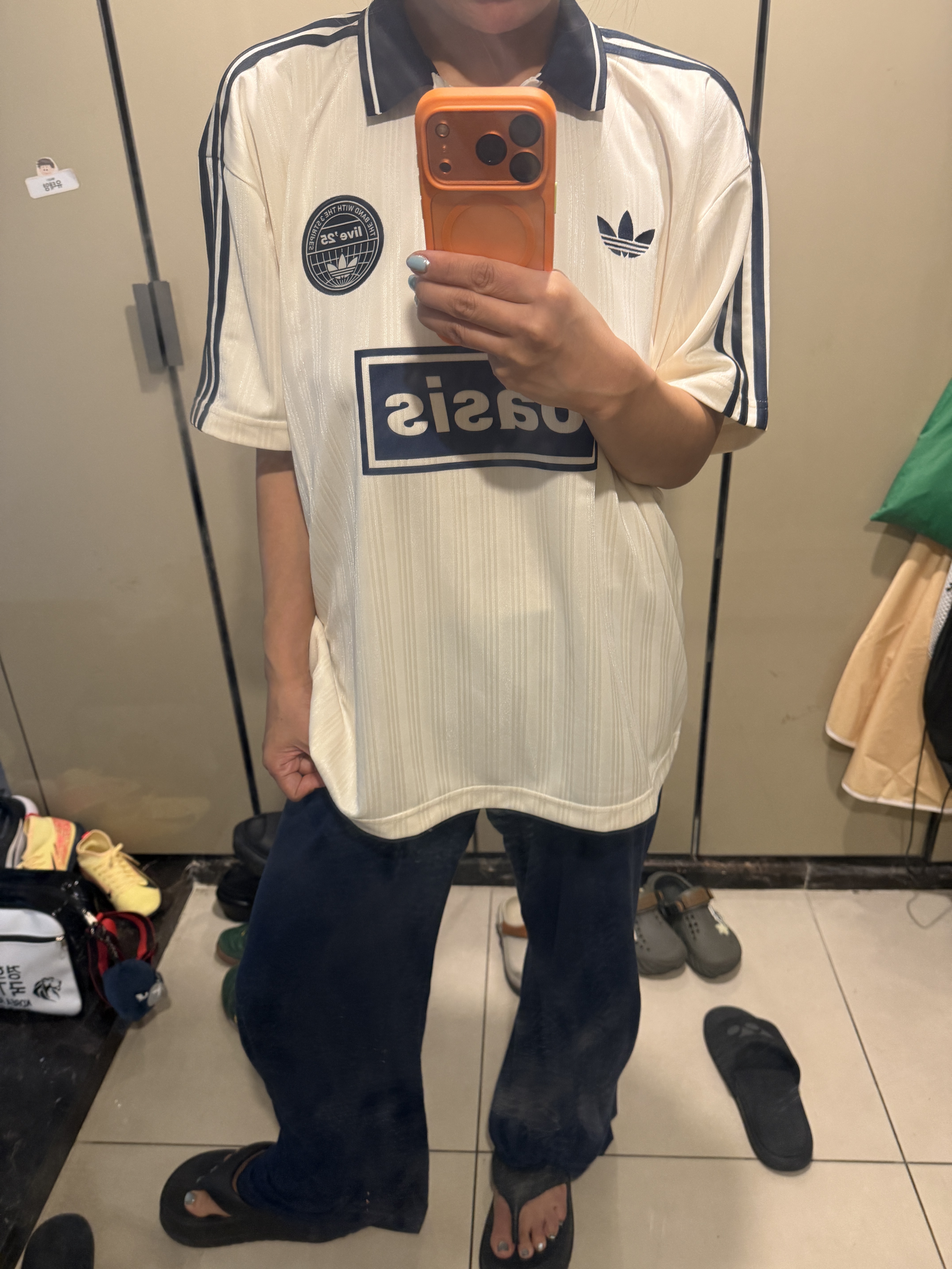 Adidas Real Madrid 99/00 Home Jersey White - KR Sizing (Non Marking Ver.) 착용 스타일
