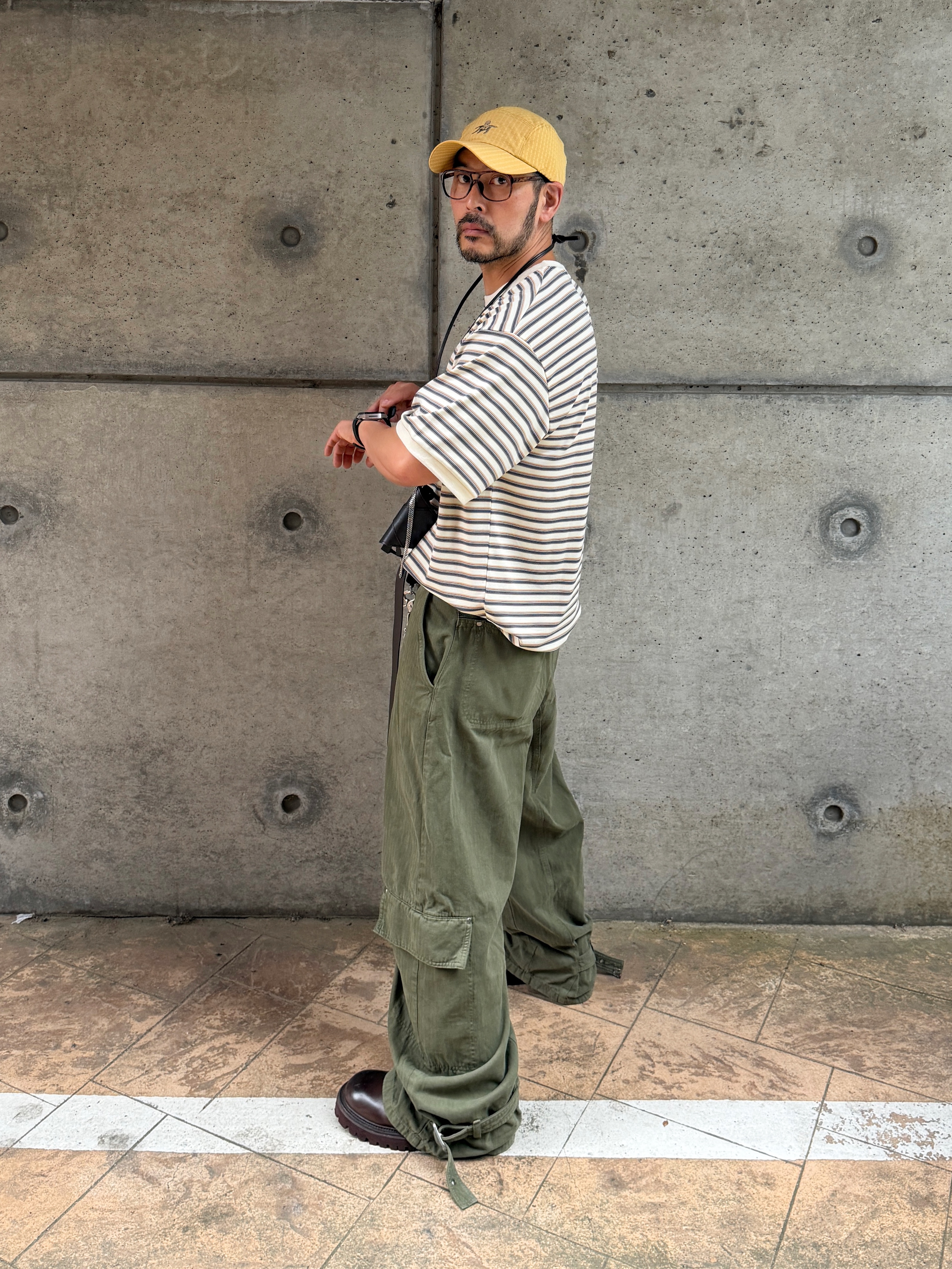Yase x Hongddogi Western Hiking Shoes Brown 착용 스타일 - 5
