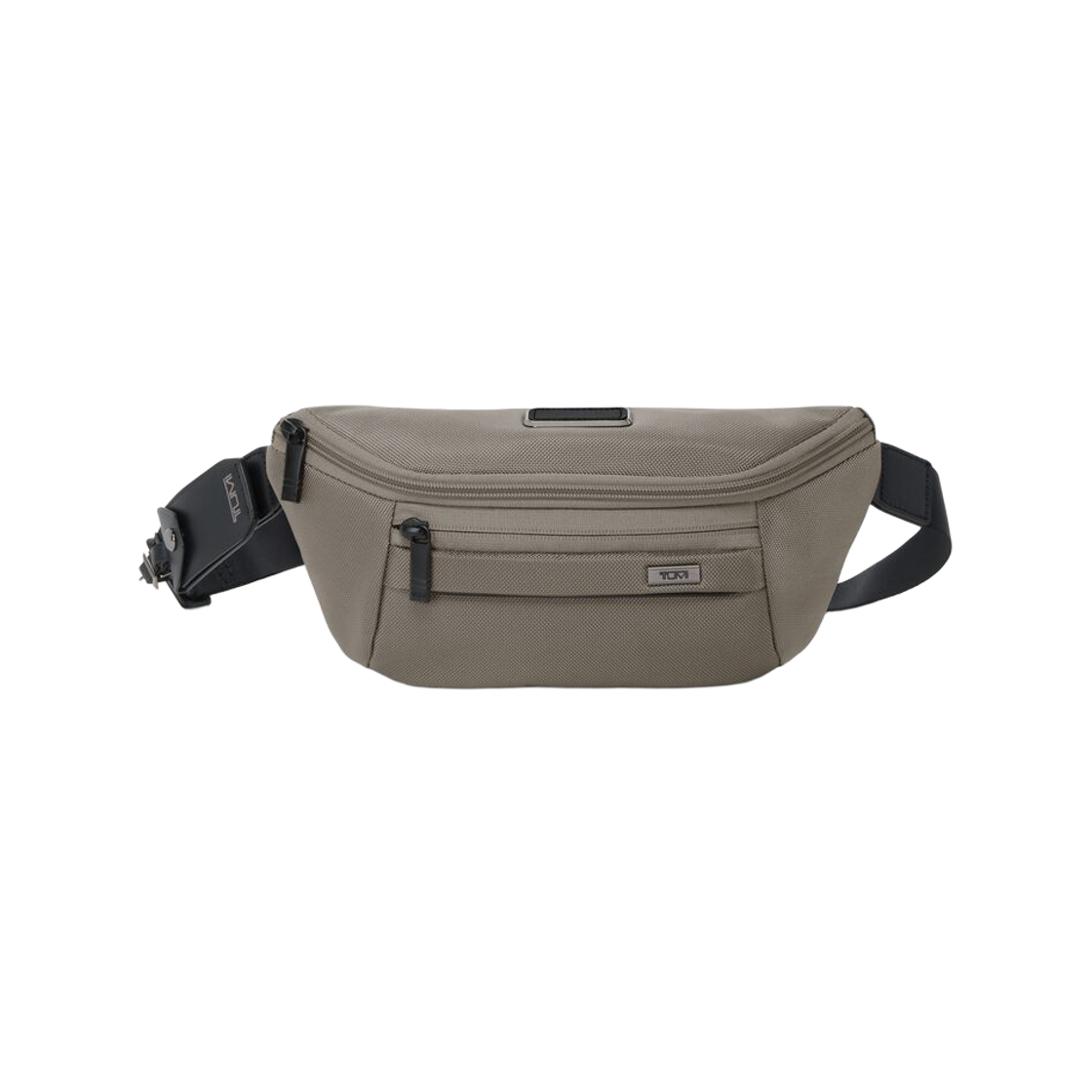 02203720GAL4 Tumi Alpha Belt Sling Bag Grey Alloy