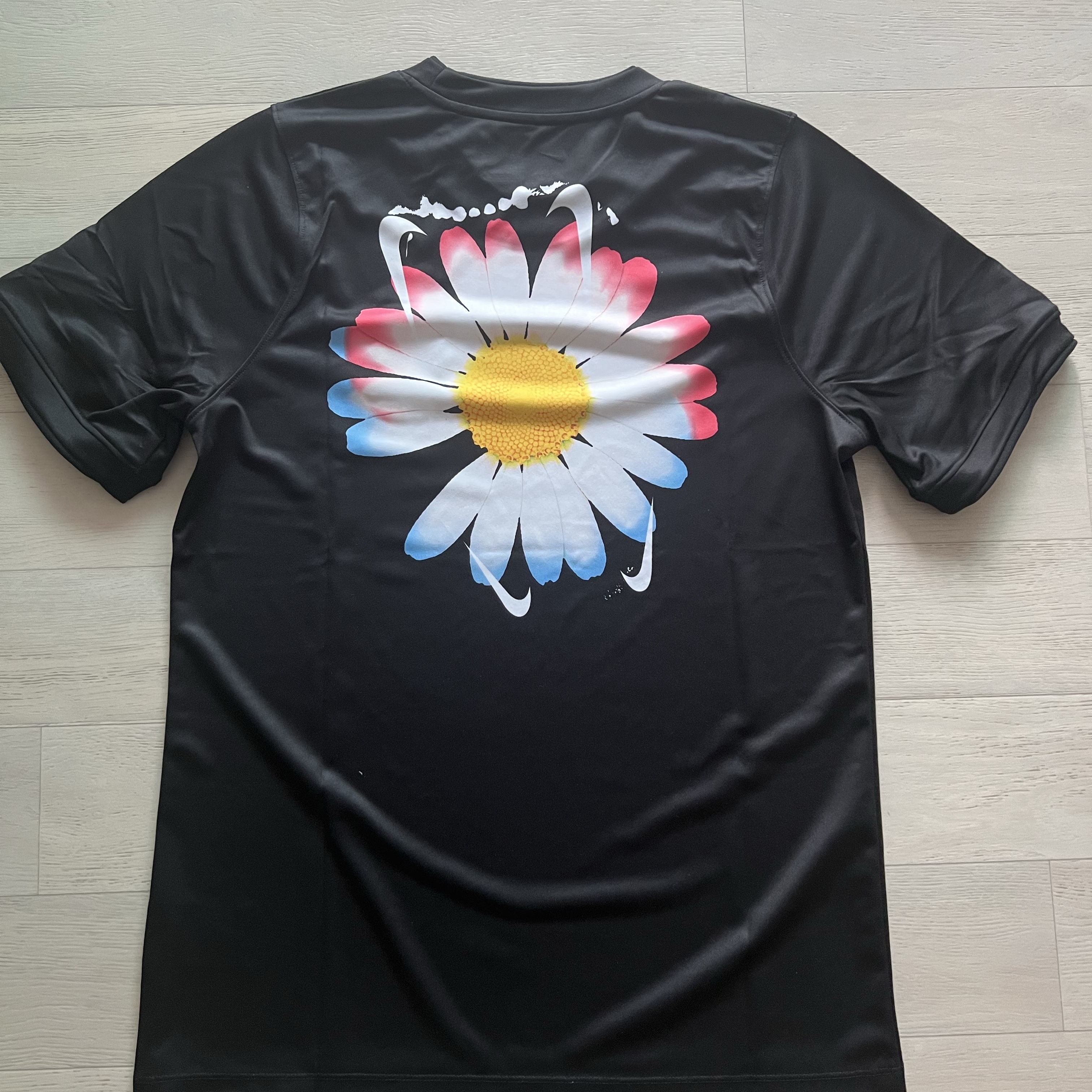 Nike x Peaceminusone Korea Academy Pro Short-Sleeve Football Top Black White (IH1682-010) 착용 스타일 - 1