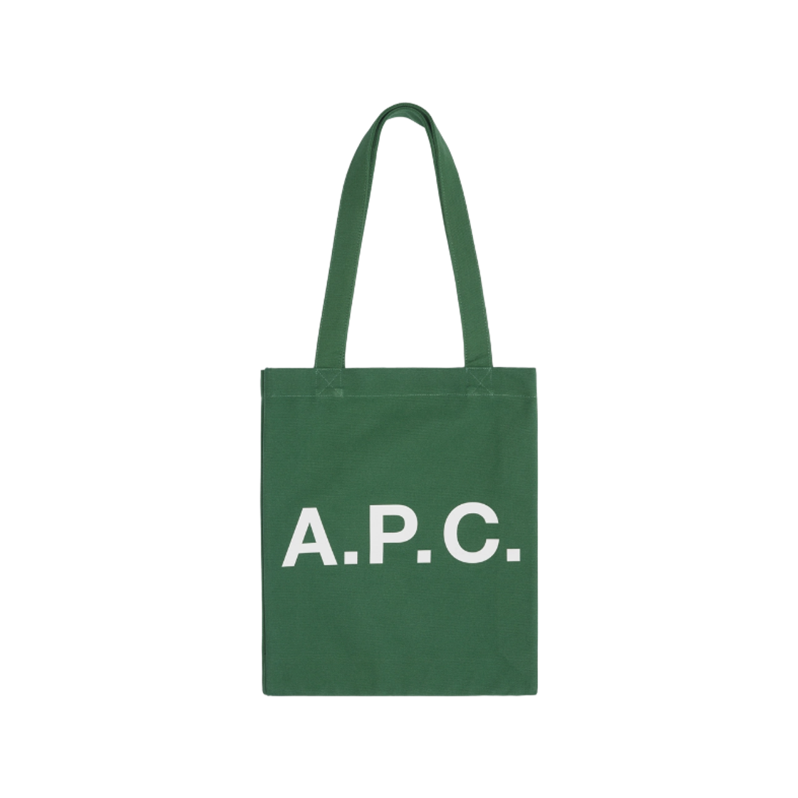 COGYX-M61442-KAG A.P.C. Lou Tote Bag Vert Sapin Dark Green