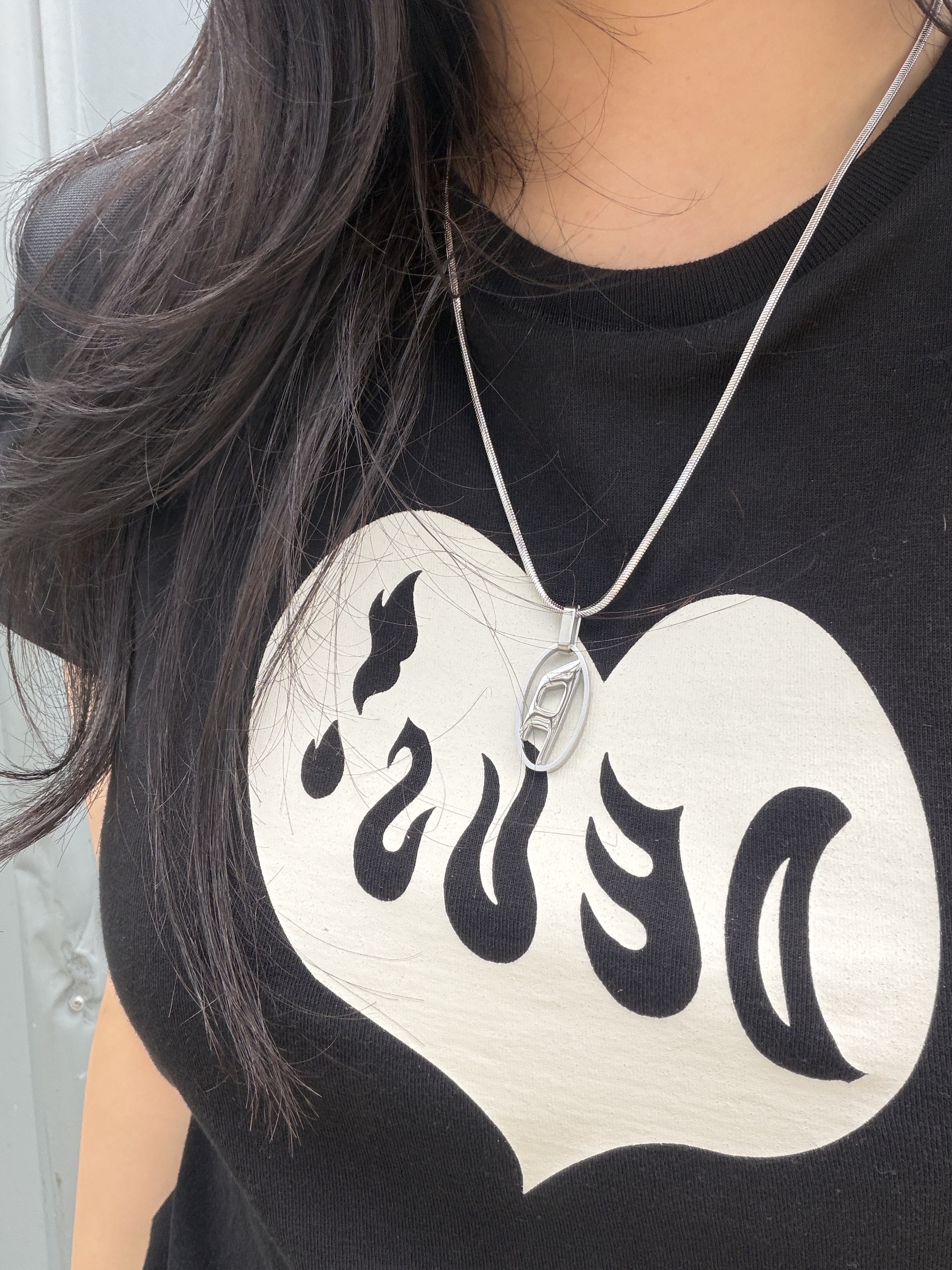Diesel Dx1342 Stainless Steel Pendant Necklace Silver, (W) Deus Ex Machina Deep Heart T-Shirt Black 착용 스타일