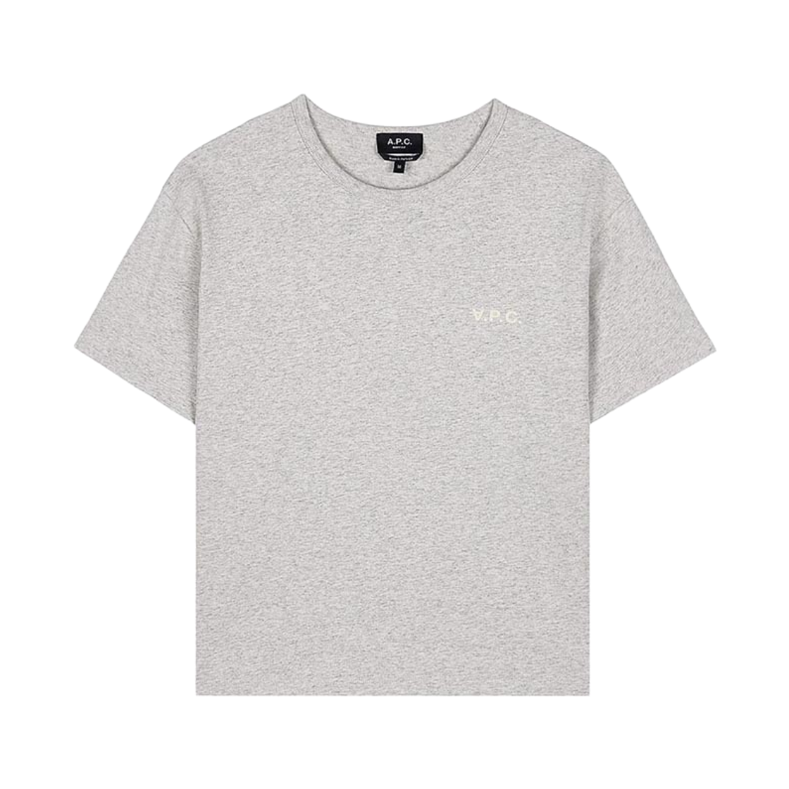 COHBQ-F26390-BNA (W) A.P.C. Boxy Petit VPC T-Shirt Mastic Chine