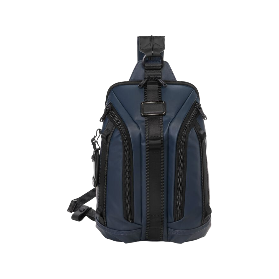 투미 알파 브라보 나이트 슬링백 네이비 코팅 캔버스(Tumi Alpha Bravo Night Sling Bag Navy Coated Canvas)