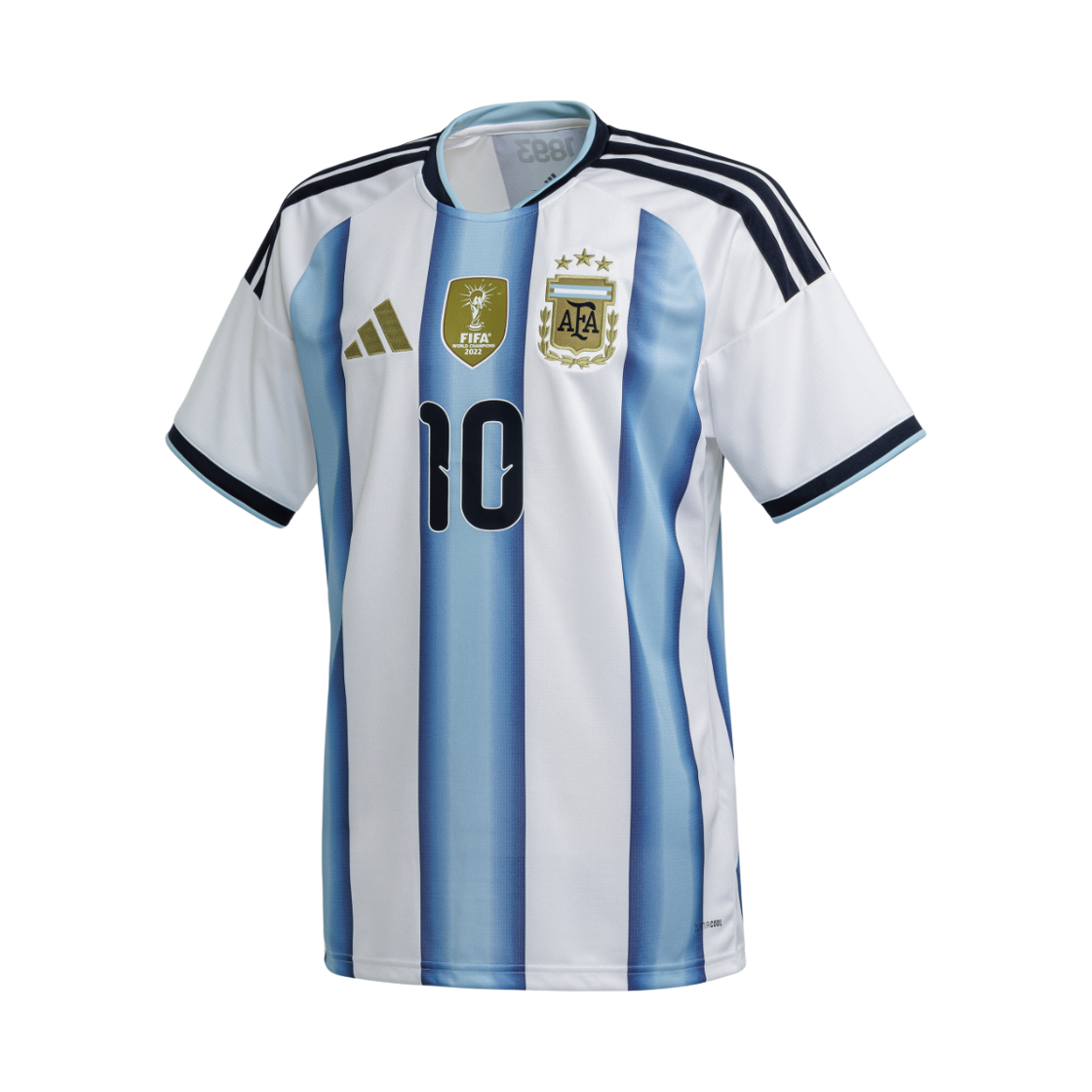 아디다스 아르헨티나 홈 저지 메시 화이트 아이시 블루 - KR 사이즈 (마킹 버전)(Adidas Argentina Home Jersey Messi White Icey Blue - KR Sizing (Marking Ver.))