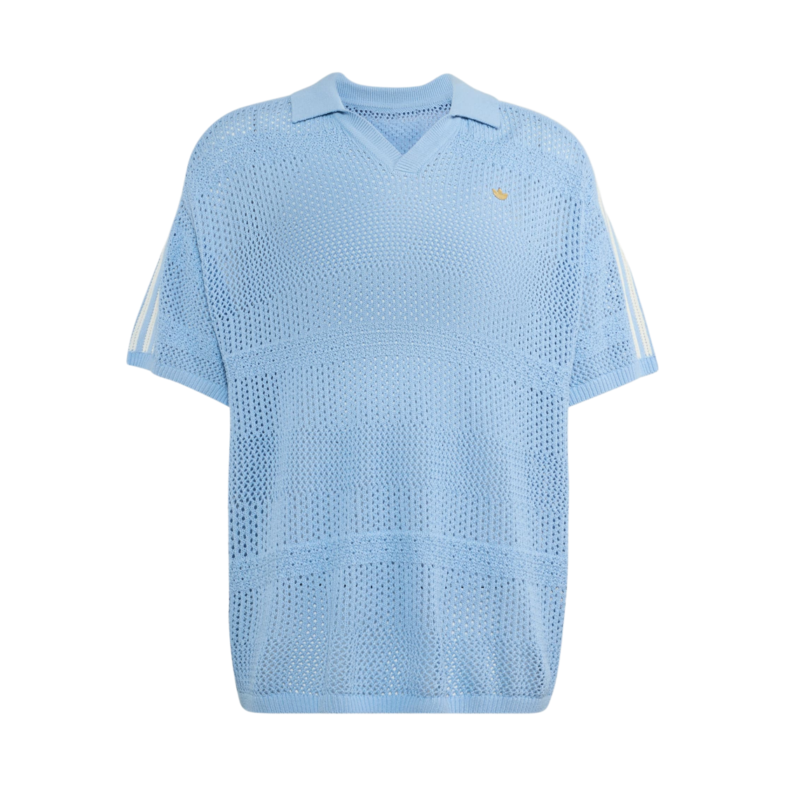 KW8166 Adidas Resort S Polo Shirt Clear Sky - KR Sizing