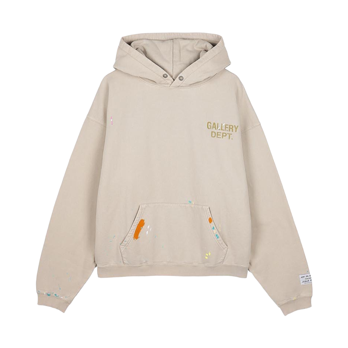 OUT-024 Gallery Dept. Paint Logo Hoodie Warm Grey