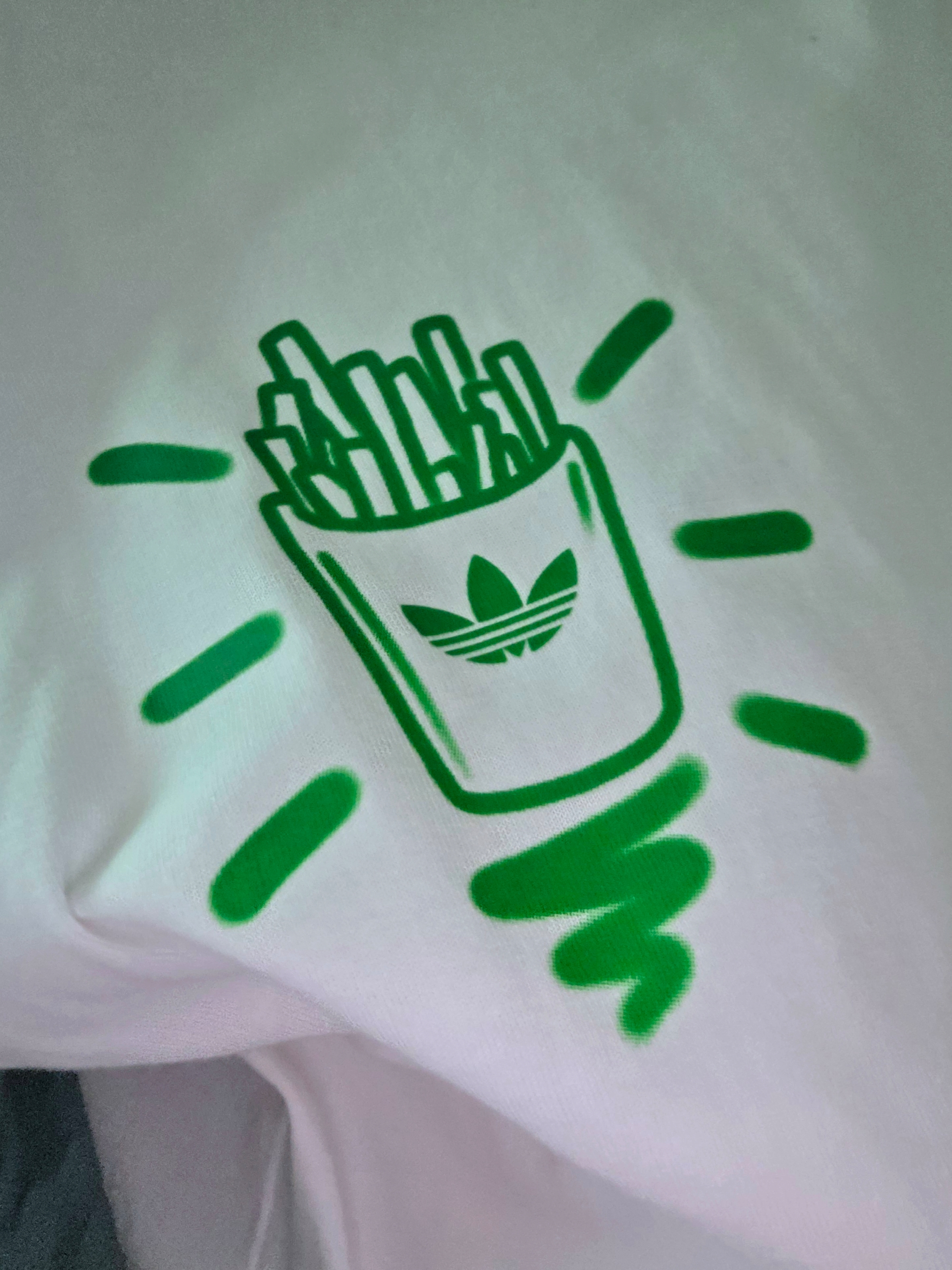 Adidas Originals T-Shirt White - KR Sizing 착용 스타일