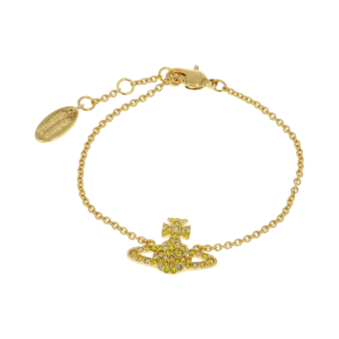 61020054-02R979 (W) Vivienne Westwood Grace Bas Relief Bracelet Gold