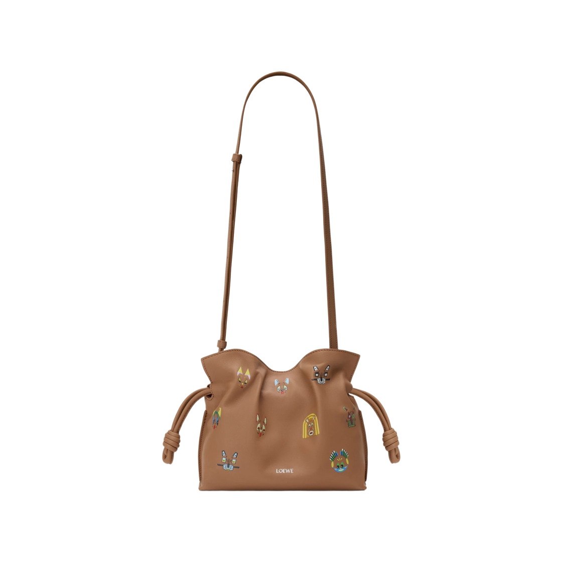 로에베 나파 카프스킨 캣츠 미니 플라멘코 클러치 모카(Loewe Cats Mini Flamenco Clutch in Nappa Calfskin Mocha) - 2