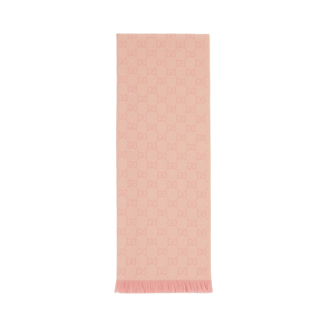 848507-3G200-5872 (W) Gucci GG Wool Muffler Light Pink Pink