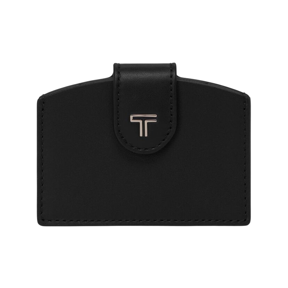 0197130DGM Tumi Belden SLG Accordion Card Case Black Gunmetal