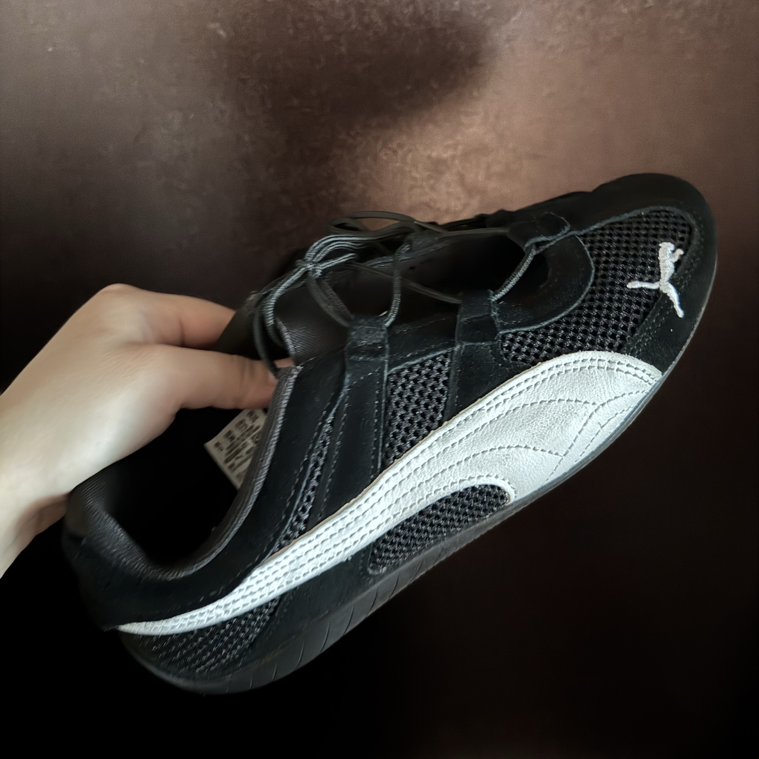 (W) Puma Speedcat Go Puma Black Puma White 착용 스타일