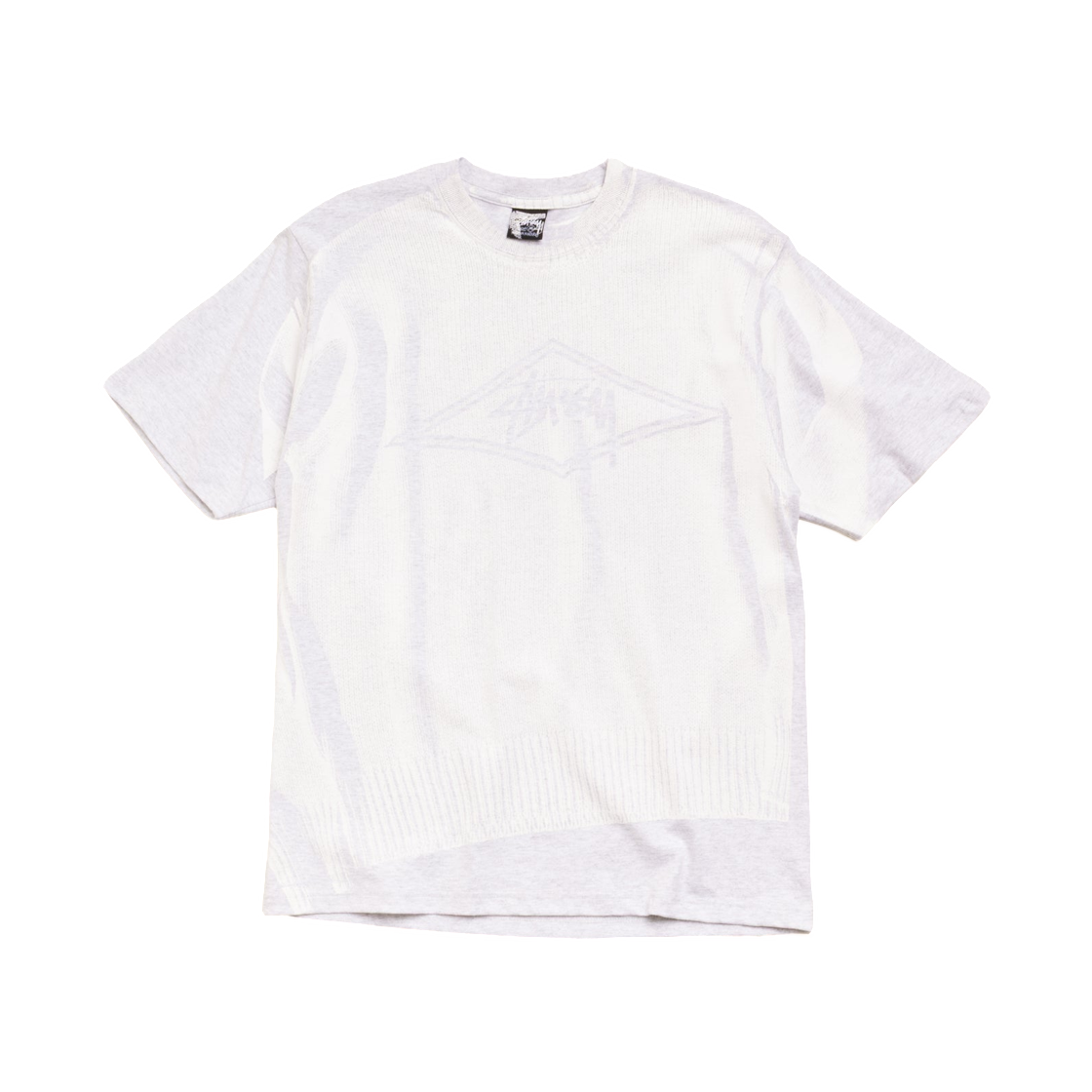 스투시 스웨터 티셔츠 애쉬 헤더(Stussy Sweater T-Shirt Ash Heather)