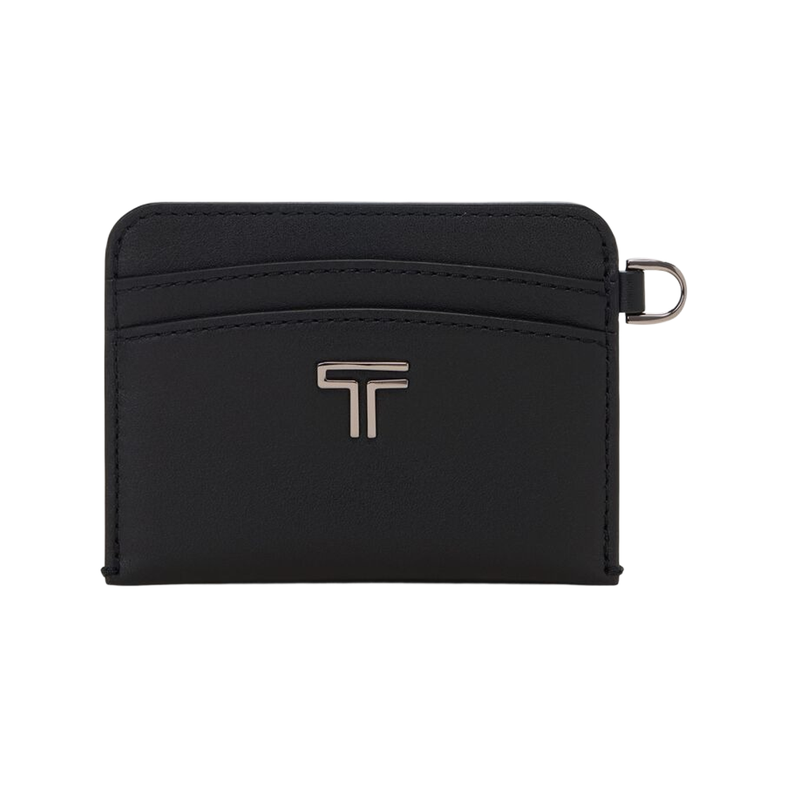 0197117DGM Tumi Belden Card Case Black Gunmetal