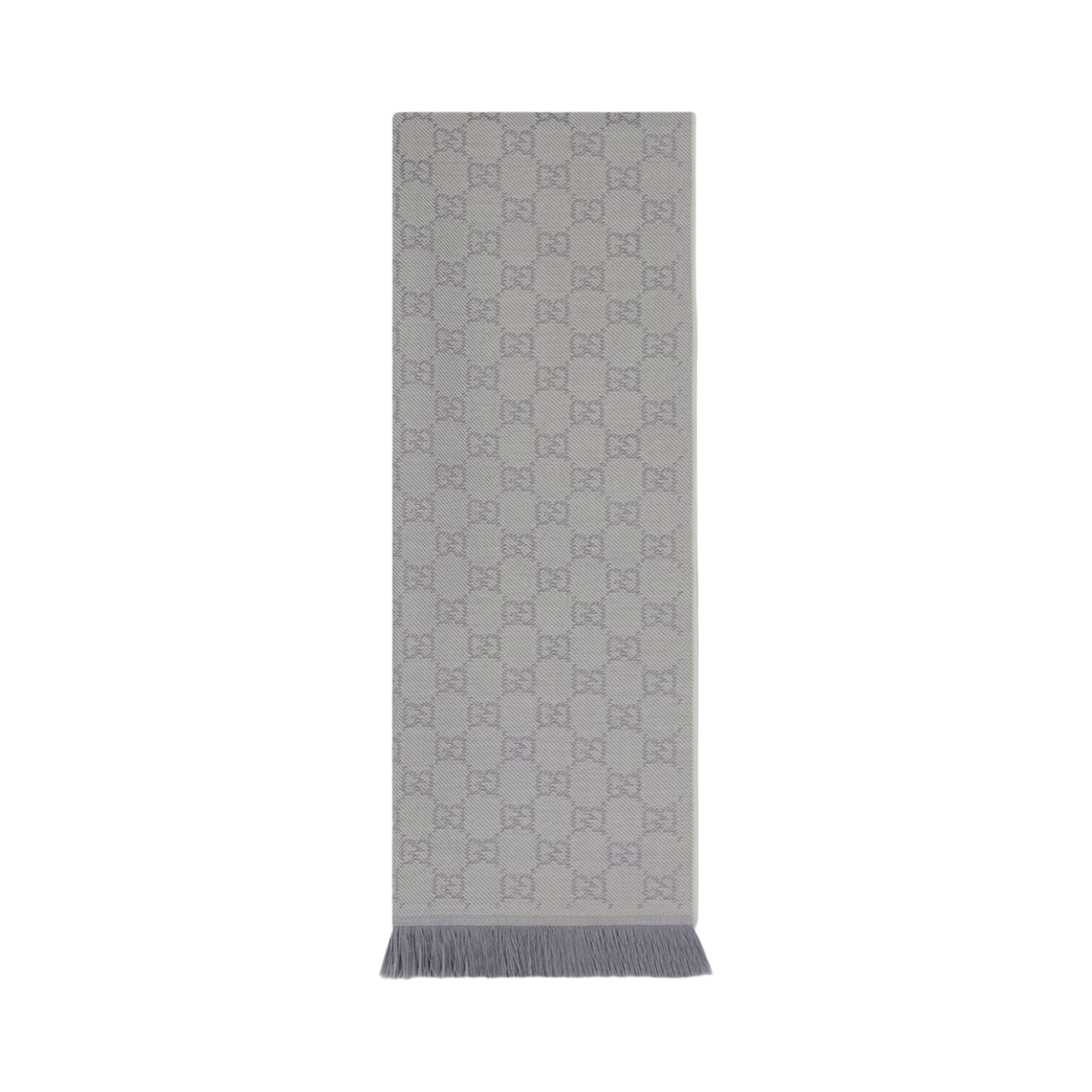 848507-3G200-9969 (W) Gucci GG Wool Muffler Light Blue Grey